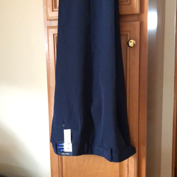 Nautical dress pants 34” x 32”, navy blue, new - Picture 3 of 4